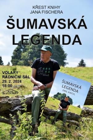 Křest knihy Jana Fischera: Šumavská legenda Emil Kintzl 1