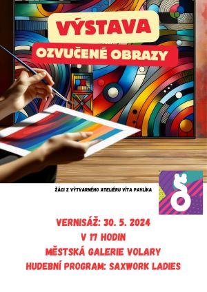 Vernisáž žáků z výtvarného ateliéru Víta Pavlíka 1